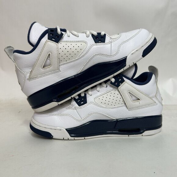 Nike Shoes Air Jordan 4 Retro BG “Columbia/Legend Blue” 2024 - Picture 3 of 9